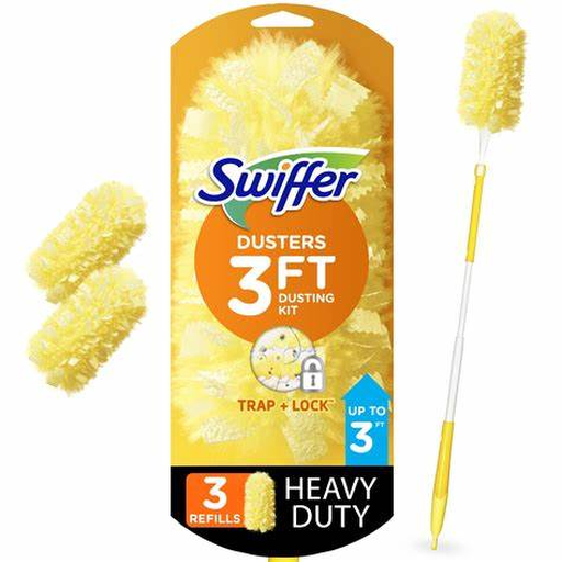 Illustrated product image for an extendable duster kit